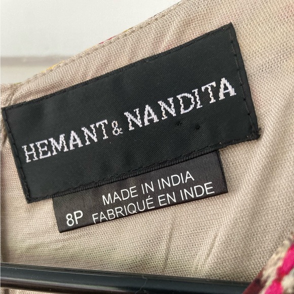 Anthropologie | Embellished Drop-Waist Dress Size 8P - Picture 10 of 15